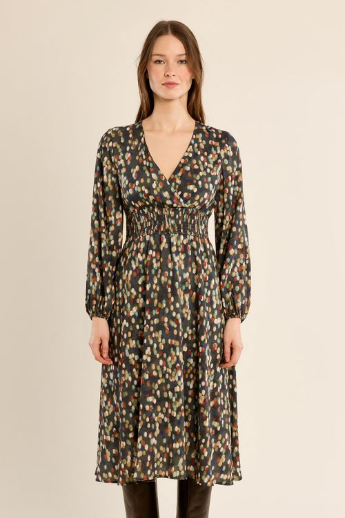 Long printed dress
