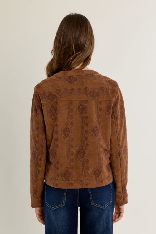 Chaqueta de manga larga con estampado