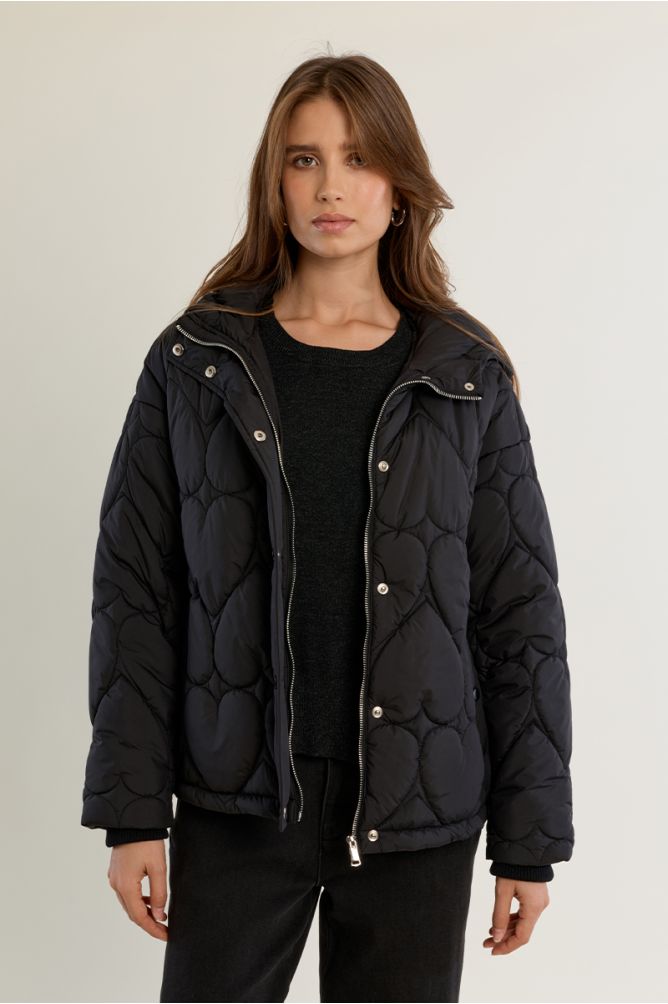 Chaqueta acolchada con capucha