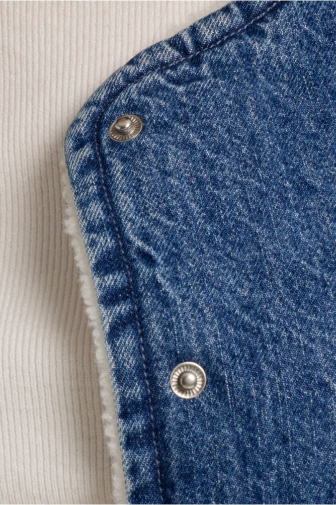Denim blazer, sleeveless