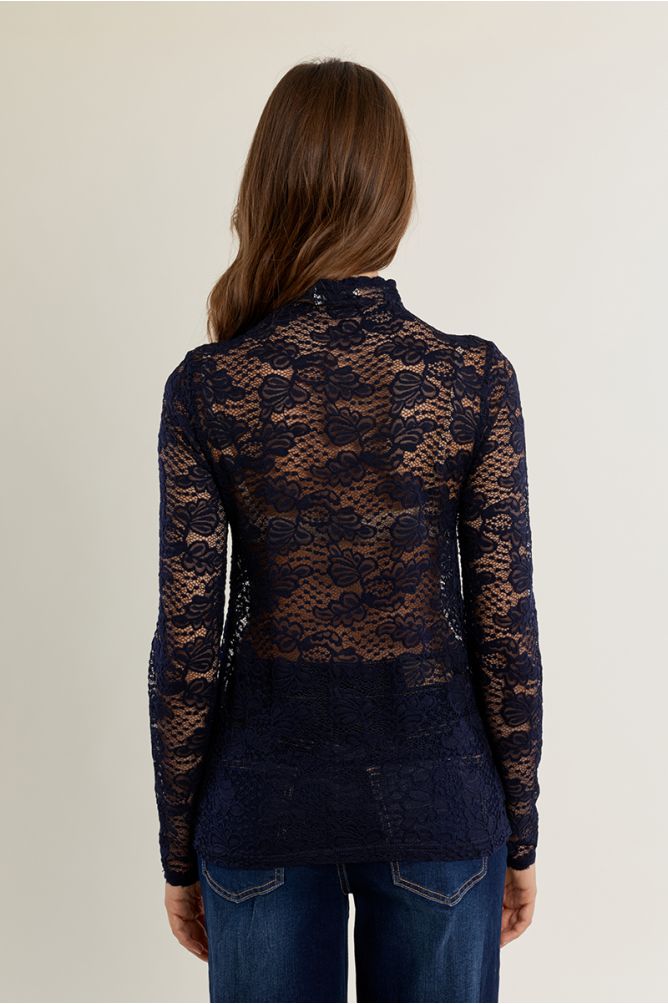 Sous-pull en dentelle