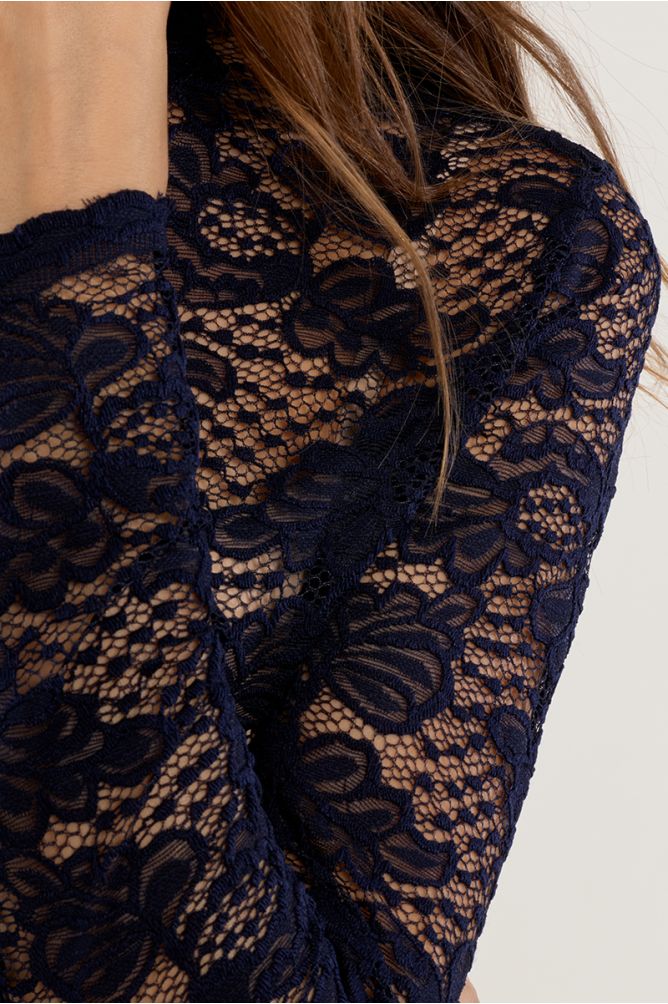 Sous-pull en dentelle