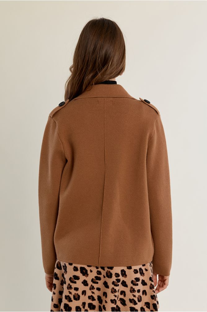 Manteau blazer, court