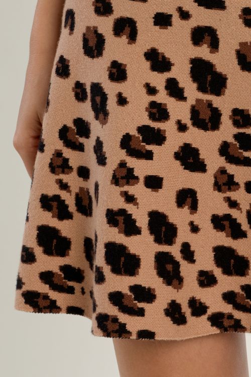 Falda corta con estampado