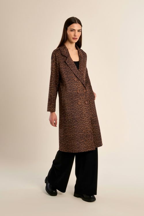 Manteau Georgia léopard