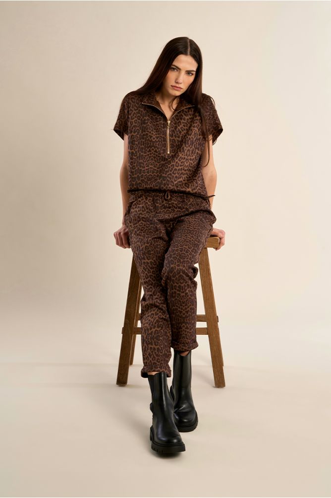 Pantalon Jackie léopard