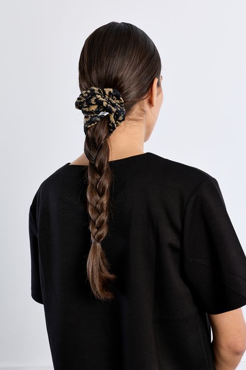 Scrunchie Black Hunan - Lili Sidonio