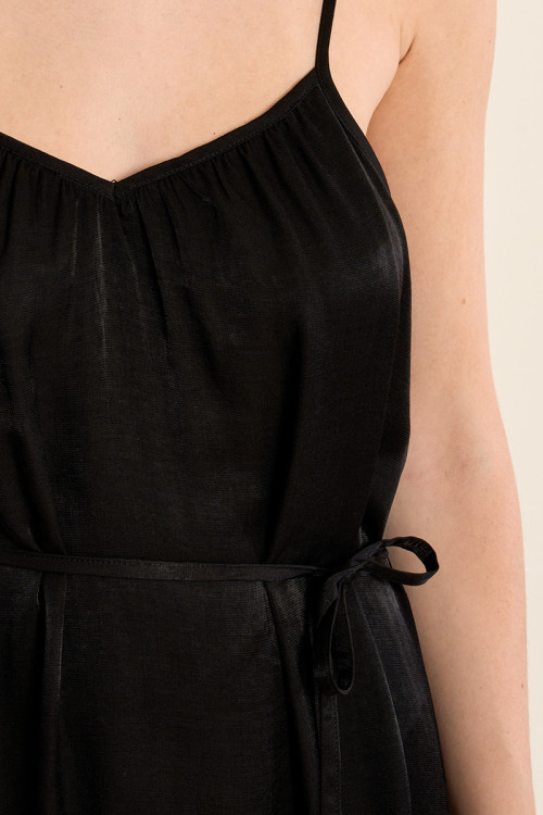 Robe longue à fines bretelles