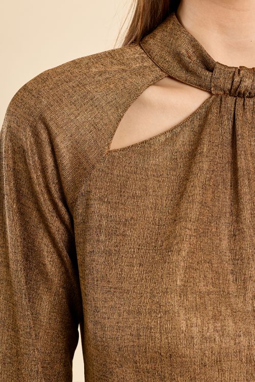 Openwork blouse