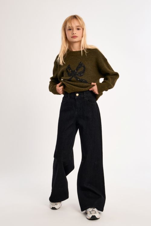 High-Waisted Jeans, Flared Fit