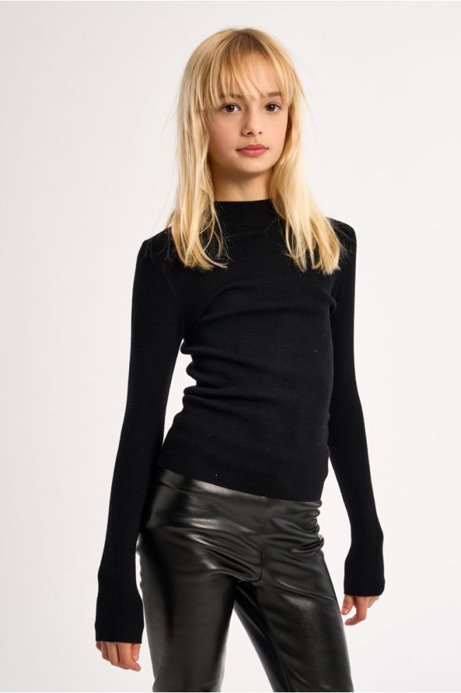 Pull en maille, col rond