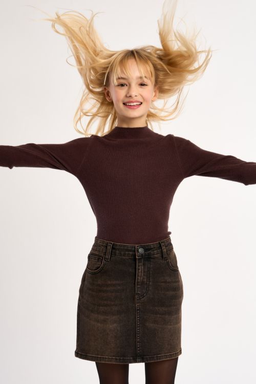 Pull en maille, col rond