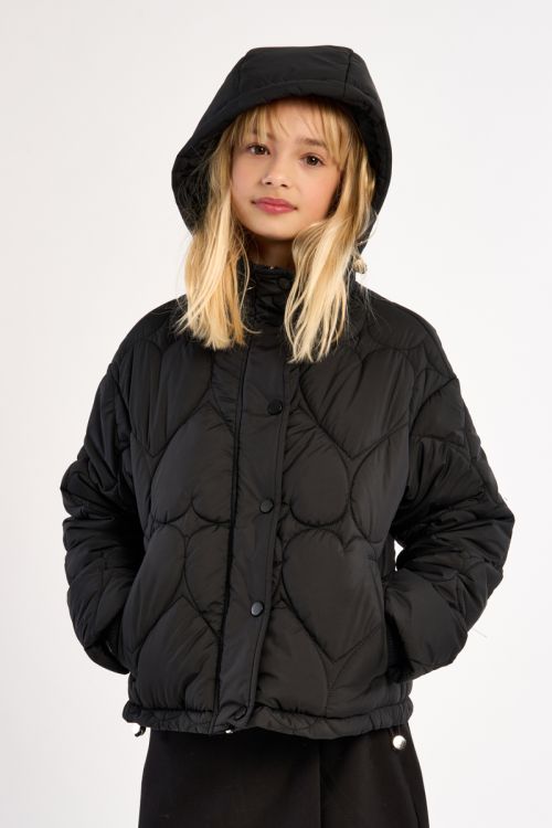 Quilted Jacket, Heart Pattern