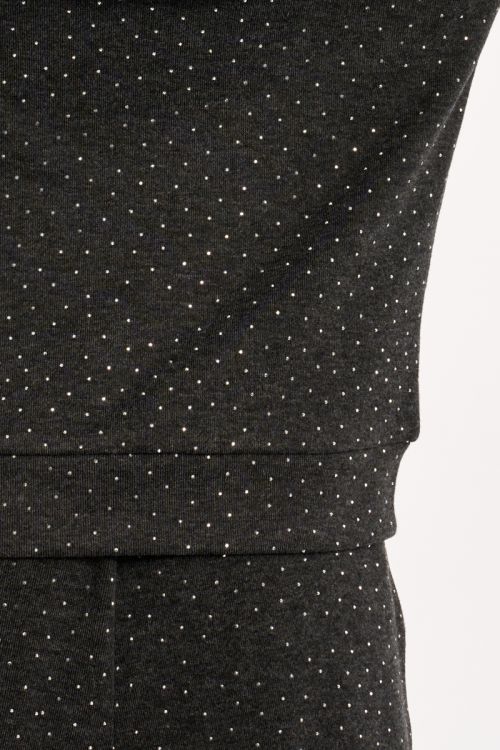 Polka Dot Zip-Up Jacket