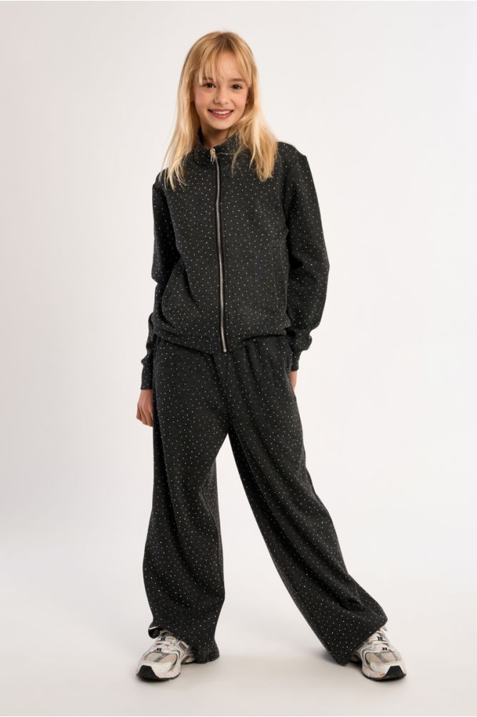 Pantalon jogger à pois