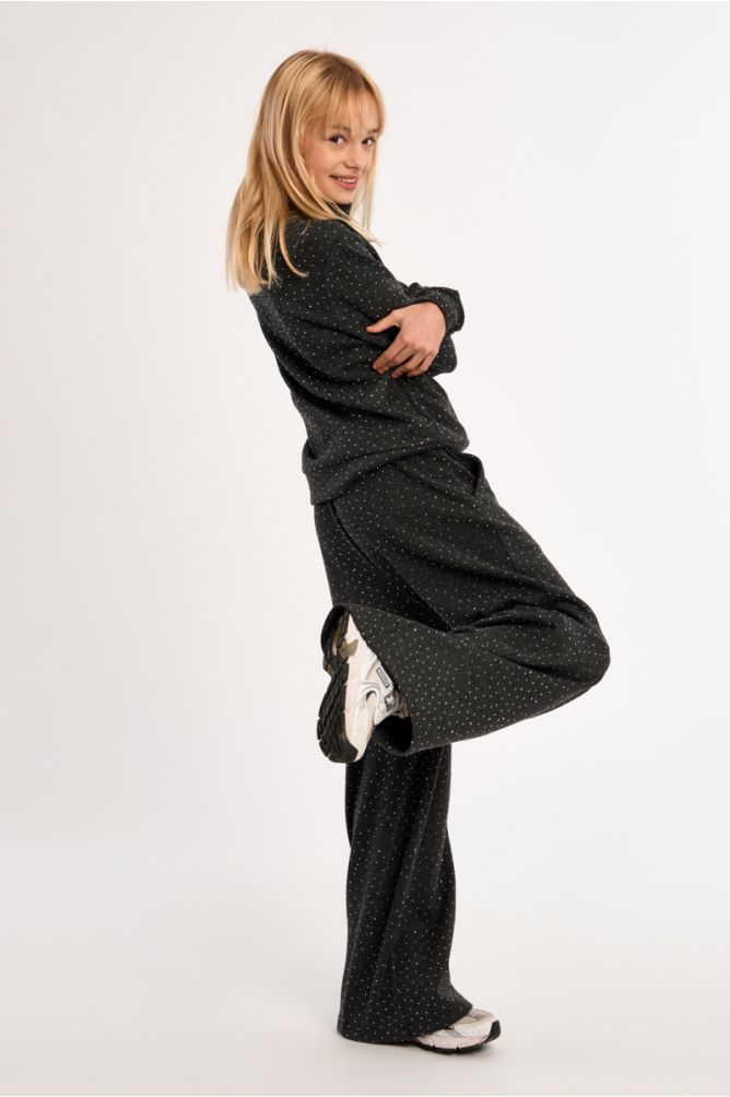 Pantalon jogger à pois