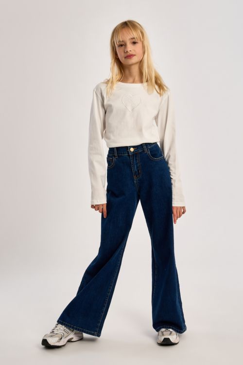 Long-Sleeved T-Shirt, Lace Detail