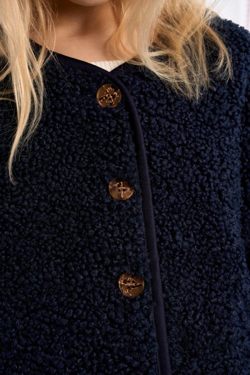 Chaqueta de manga larga de borreguito