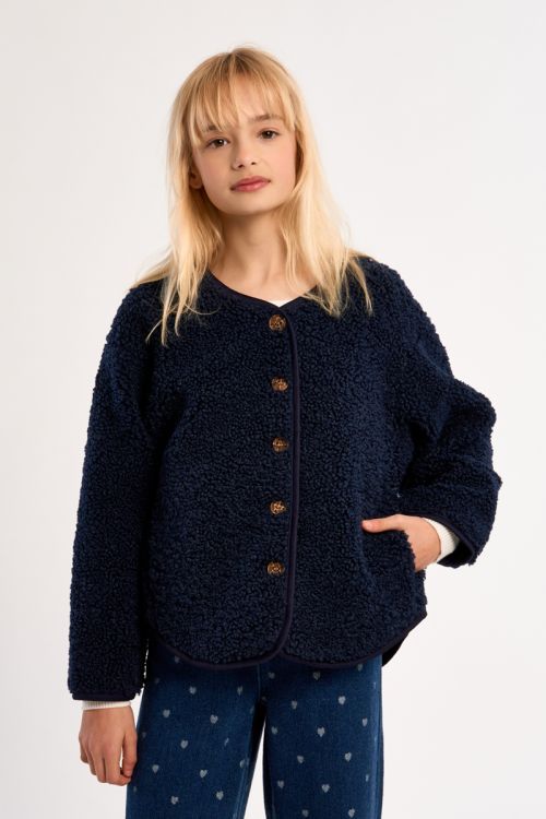 Textured Button-Down Jacket