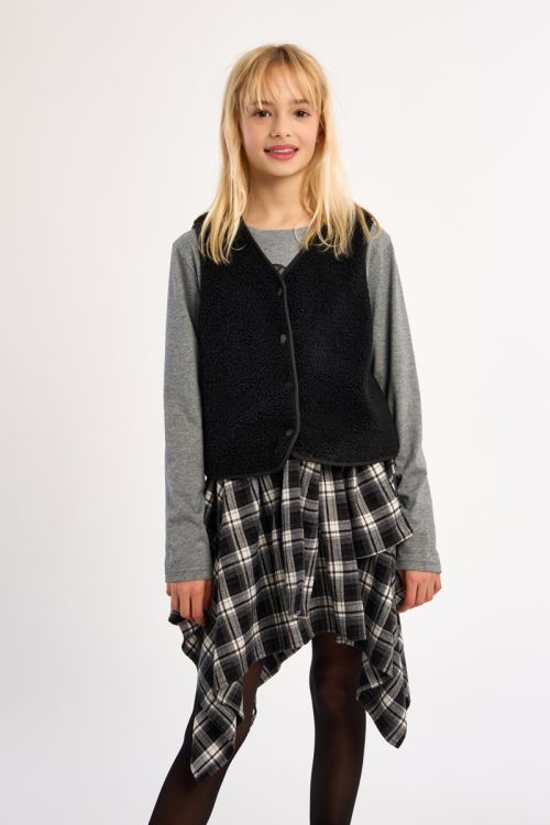 Veste sans manches, imitation mouton
