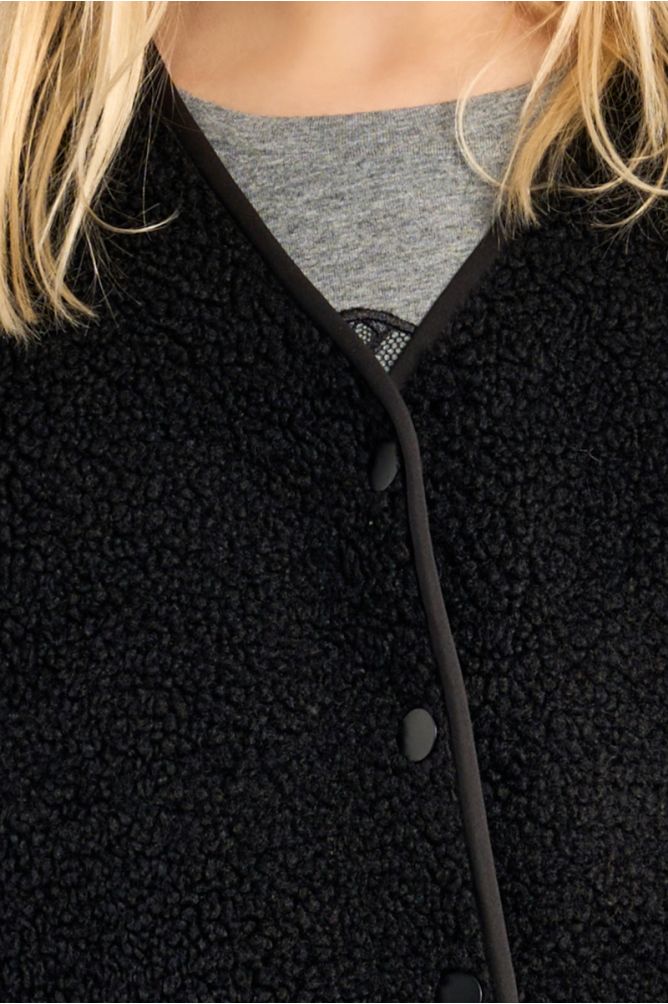 Giacca smanicata effetto montone - Molly Bracken Girl