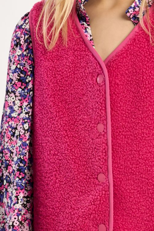 Veste sans manches, imitation mouton