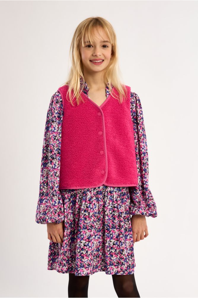 Veste sans manches, imitation mouton
