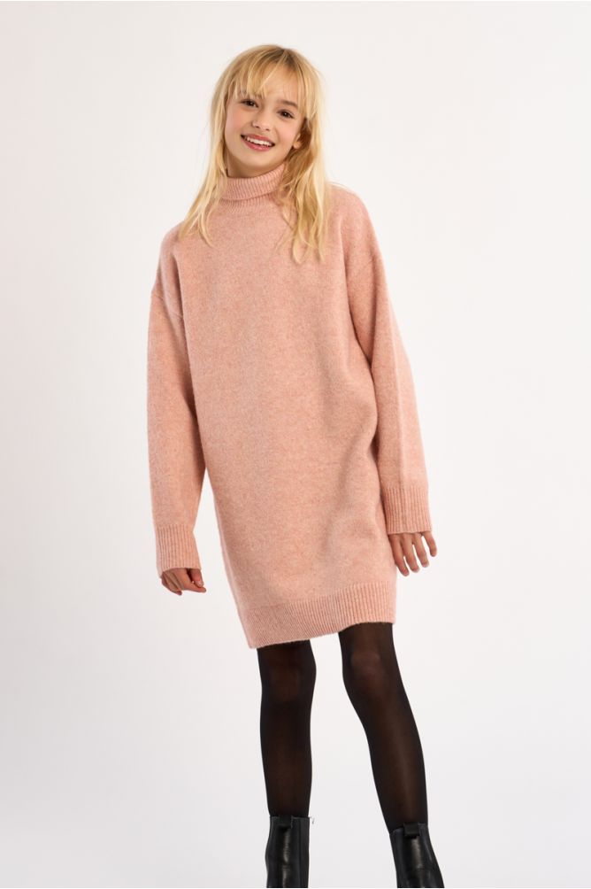 Knitted Dress, Turtleneck