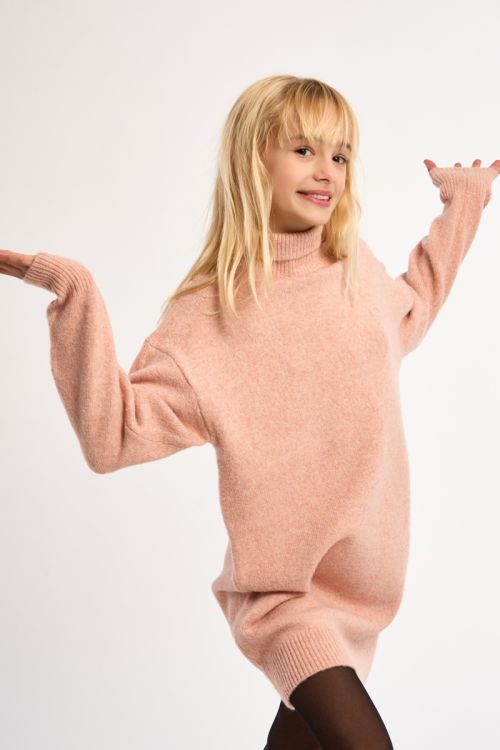 Knitted Dress, Turtleneck