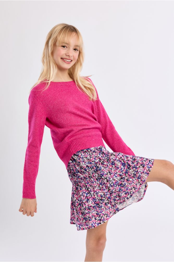 Knitted Sweater, Sprinkled With Sequins