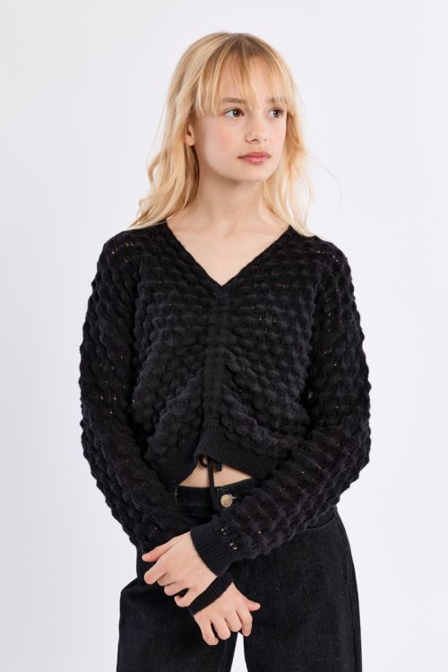 Jersey de manga larga y lazada