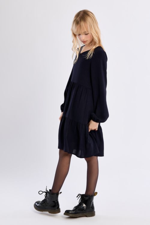 Midi Dress, Multi-Ruffle