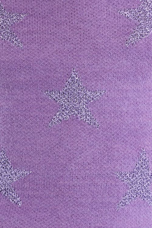 Pull en maille à motifs étoiles