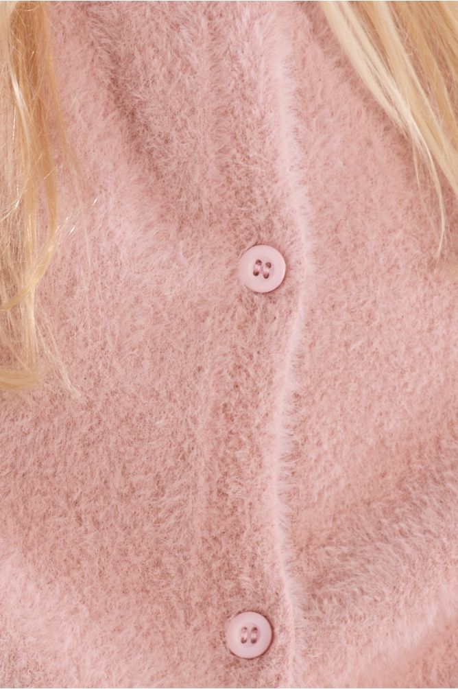 Cardigan duveteux