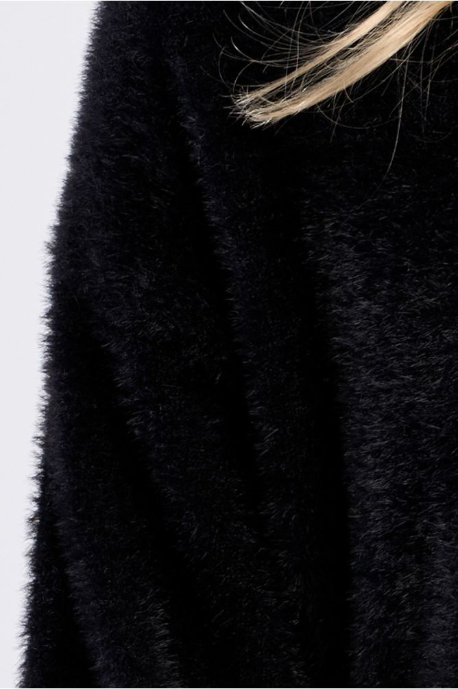 Fluffy Crew Neck Sweater
