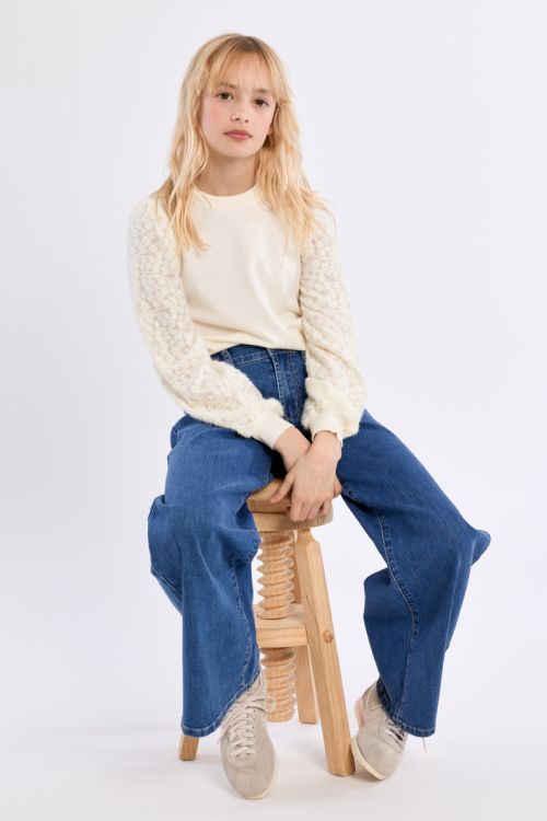 Knitted Sweater, Fancy Sleeves