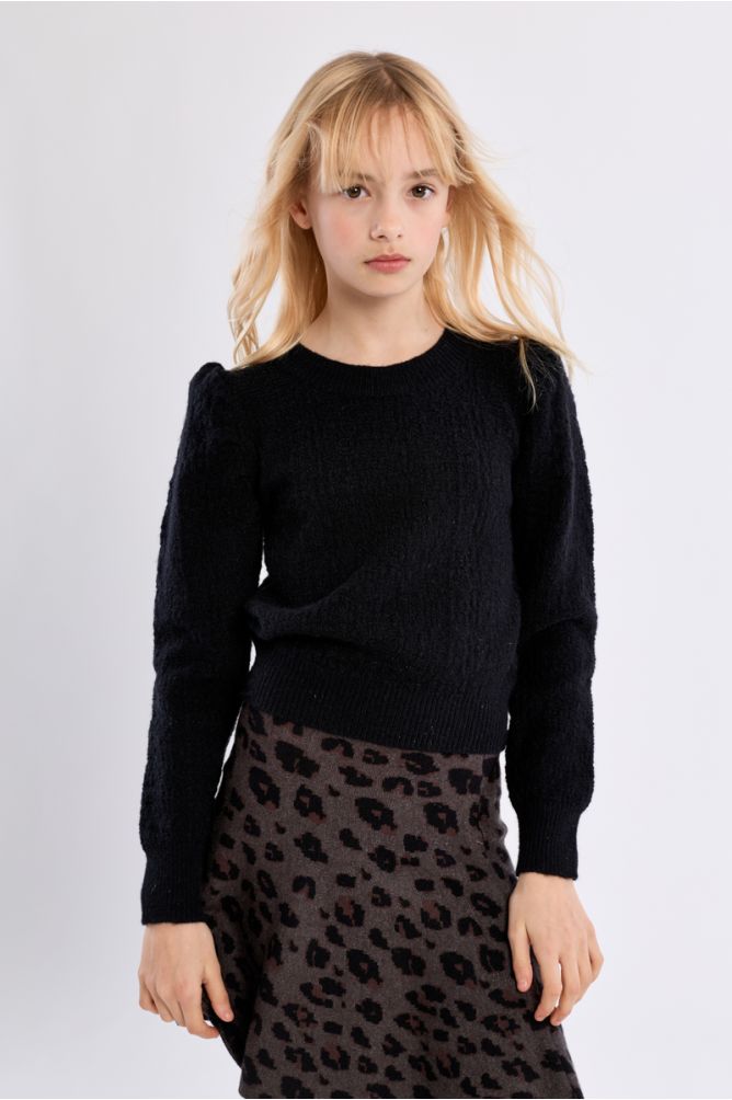 Maglione in maglia con spalle arricciate - Molly Bracken Girl