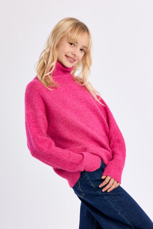 Jersey de manga larga y cuello alto