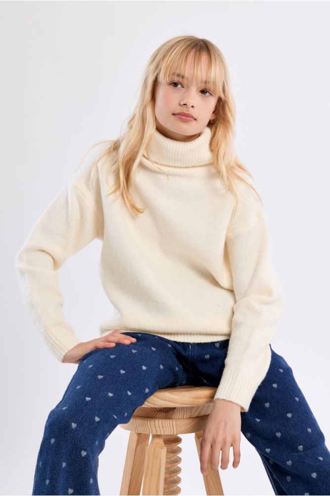 Maglione oversize a dolcevita - Molly Bracken Girl