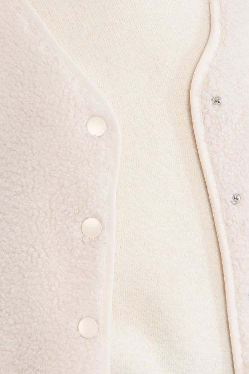 Veste sans manches, imitation mouton
