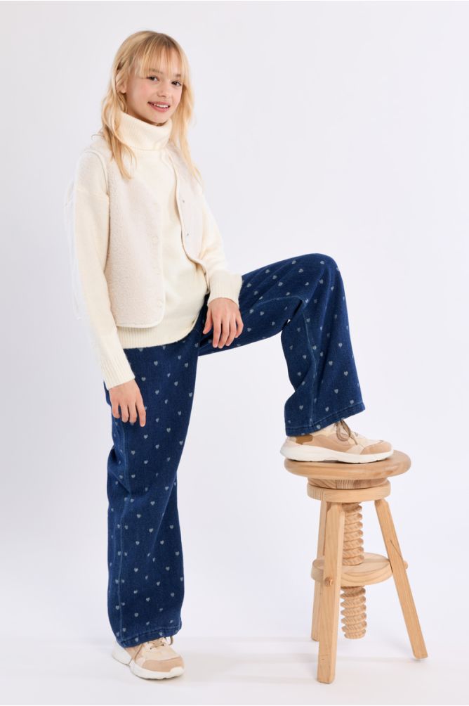 Veste sans manches, imitation mouton