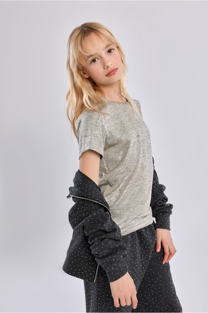 Iridescent Short-Sleeved T-Shirt