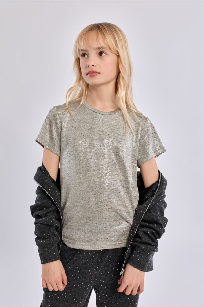 Iridescent Short-Sleeved T-Shirt
