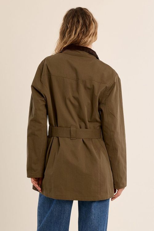 Belted Cotton Parka