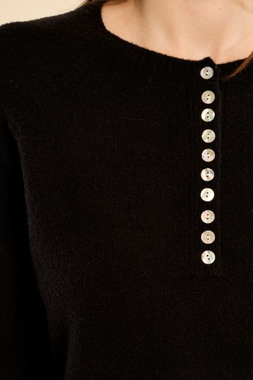 Pull en maille boutonné