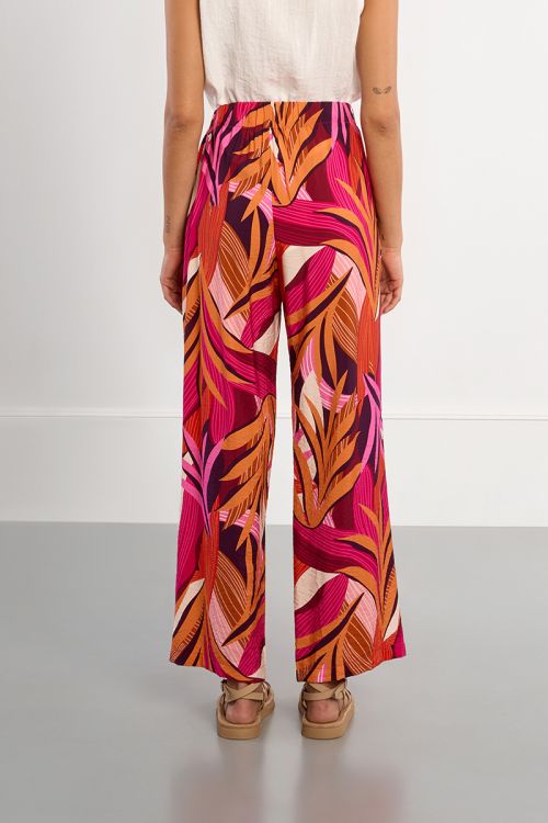 Wide-leg trousers, with print