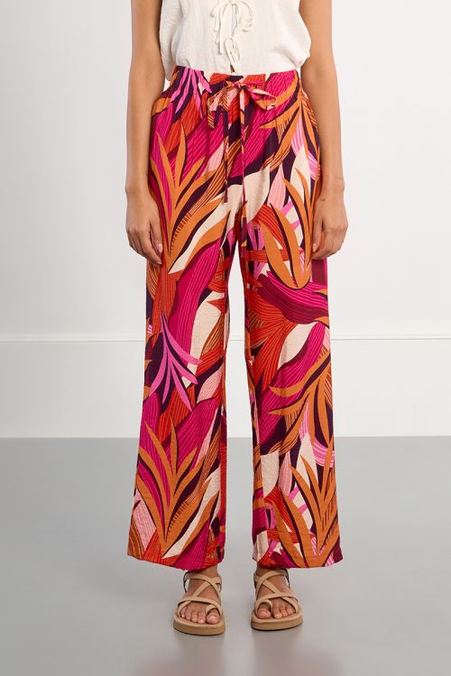 Wide-leg trousers, with print
