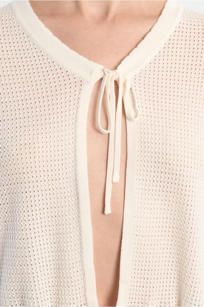 Open knit top