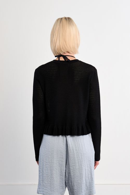 Open knit top