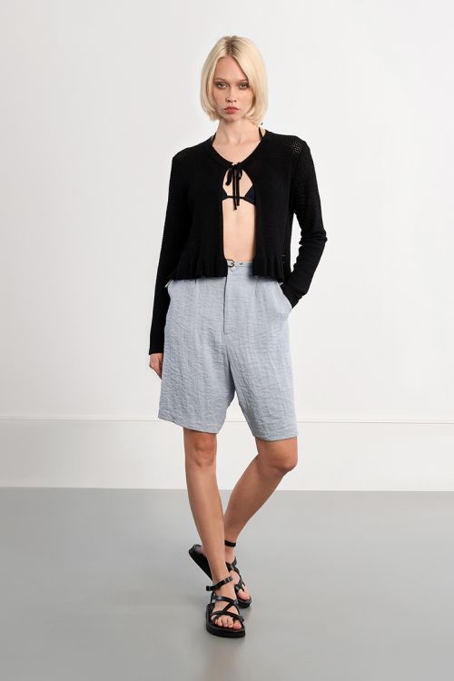 Open knit top